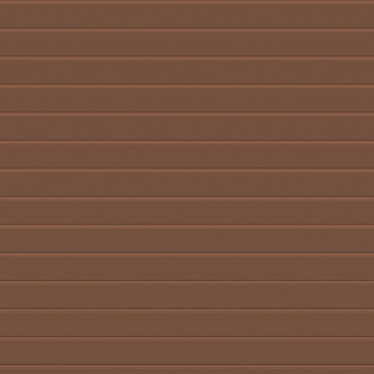 Navigate to Cladding Aluminium Alumatex ShiplapSmallGrooveBoard Horizontal 90 TerracottaStone Material