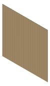 3D Presentation Image of Cladding Aluminium Alumatex ShiplapSmallGrooveBoard Vertical 150 Dune Material