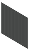 3D Shaded Image of Cladding Aluminium Alumatex ShiplapSmallGrooveBoard Vertical 150 Monument Material