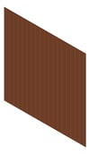 3D Shaded Image of Cladding Aluminium Alumatex ShiplapSmallGrooveBoard Vertical 150 WesternRedCedar Material