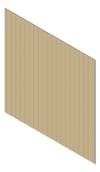 3D Presentation Image of Cladding Aluminium Alumatex ShiplapSmallGrooveBoard Vertical 150 WhitehavenCedar Material