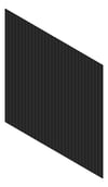 3D Shaded Image of Cladding Aluminium Alumatex ShiplapSmallGrooveBoard Vertical 90 BlackWenge Material