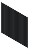 3D Shaded Image of Cladding Aluminium Alumatex ShiplapSmallGrooveBoard Vertical 90 Black Material