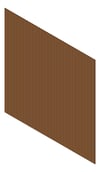 3D Shaded Image of Cladding Aluminium Alumatex ShiplapSmallGrooveBoard Vertical 90 Chestnut Material