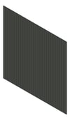 3D Shaded Image of Cladding Aluminium Alumatex ShiplapSmallGrooveBoard Vertical 90 CinderAsh Material