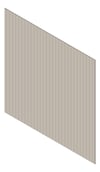 3D Shaded Image of Cladding Aluminium Alumatex ShiplapSmallGrooveBoard Vertical 90 Dune Material