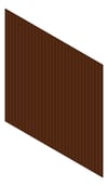 3D Shaded Image of Cladding Aluminium Alumatex ShiplapSmallGrooveBoard Vertical 90 EnglishChestnut Material