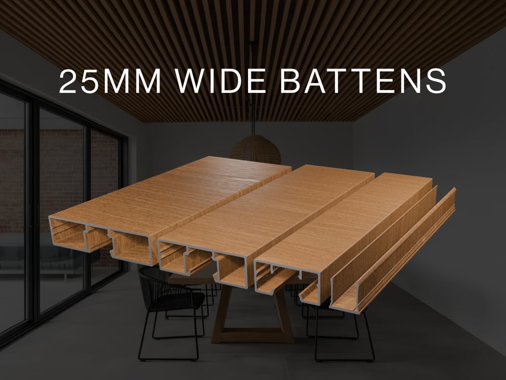 Image of Alumatex - Battens - 25mm Wide Battens
