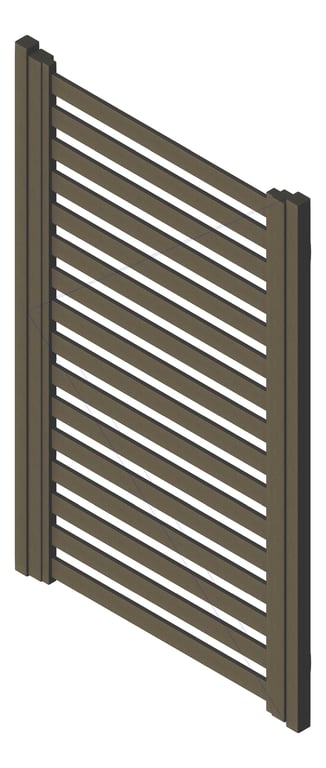 Gate Aluminium Alumatex DIY Slat 65