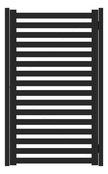 Front Image of Gate Aluminium Alumatex DIY Slat 65