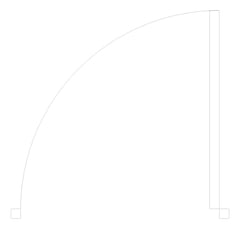 Plan Image of Gate Aluminium Alumatex DIY Slat 90