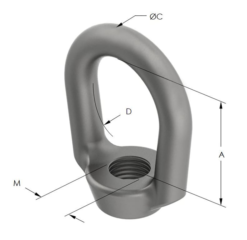 1AG290.png Image of Forged Anchorage Weldless Eye Nut AG290