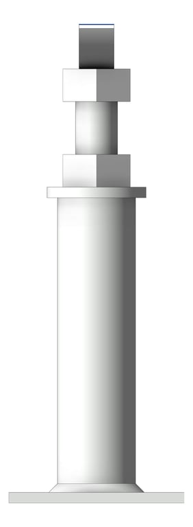 Left Image of Pipe Support Height Adjustable Anchorage Cradle Mount Insulated AG634