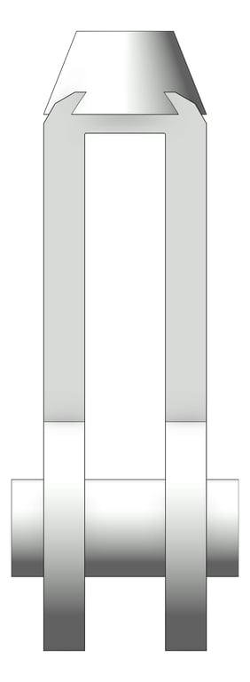 Front Image of Clevis and Pin Anchorage Forged AG320