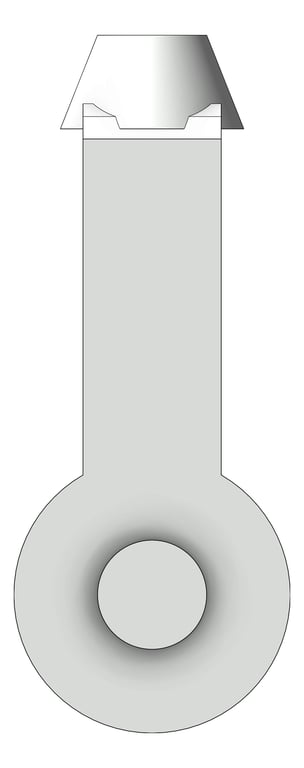 Left Image of Clevis and Pin Anchorage Forged AG320