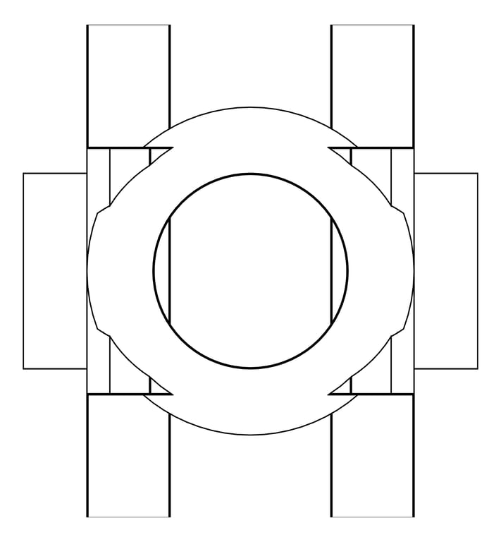 Plan Image of Clevis and Pin Anchorage Forged AG320