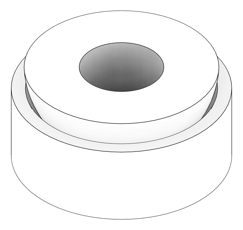 3D Documentation Image of Cup and Washer Anchorage Hemispherical AG385