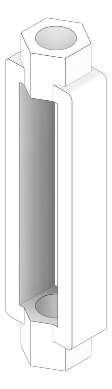 3D Documentation Image of Forged Turnbuckle Anchorage RH/LH Thread AG330
