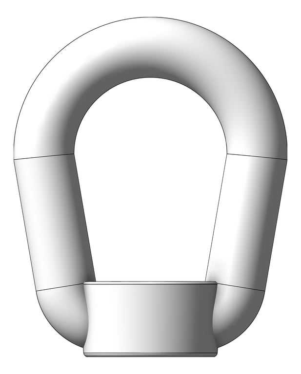 Front Image of Forged Anchorage Weldless Eye Nut AG290