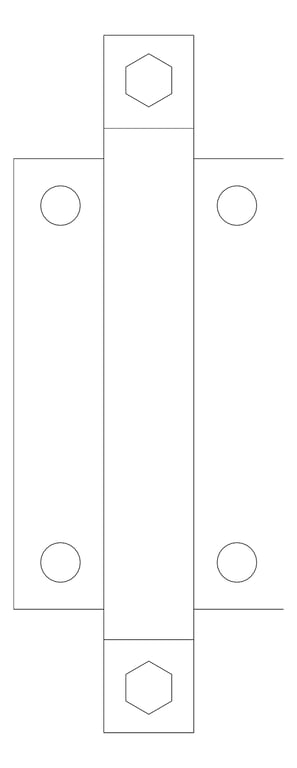 Plan Image of Pipe Shoe Rigid Anchorage Compact Single Pipe Clamp Support AG565