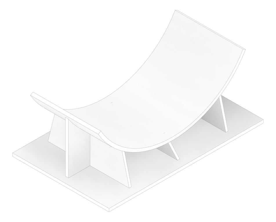 3D Documentation Image of Pipe Shoe Rigid Anchorage Pipe Cradle Heavy Duty AG550