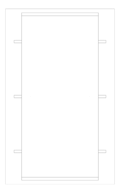 Plan Image of Pipe Shoe Rigid Anchorage Pipe Cradle Heavy Duty AG550