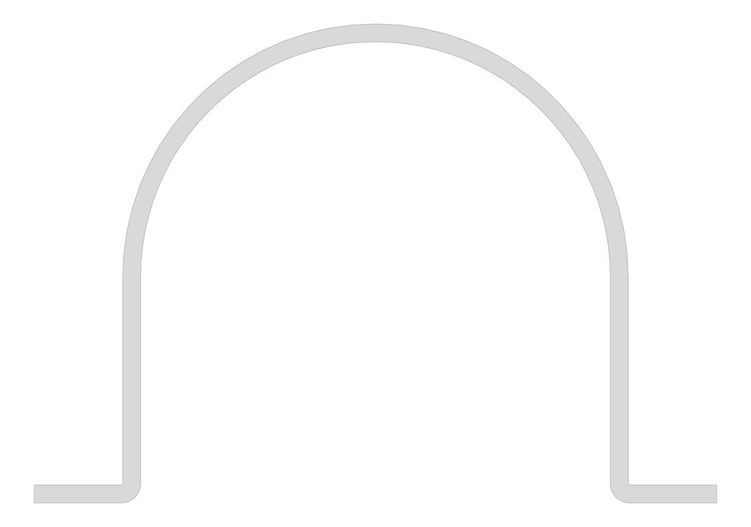 Front Image of Saddle Clamp Anchorage Rigid Pipe Clamp Extra Heavy Duty AG435