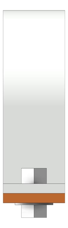 Left Image of Insulated Saddle Clamp Anchorage Rigid Pipe Clamp AG440