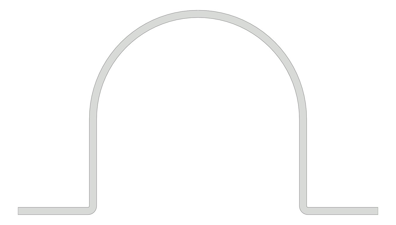 Front Image of Pipe Saddle Clamp Rigid Anchorage for HDPE AG415