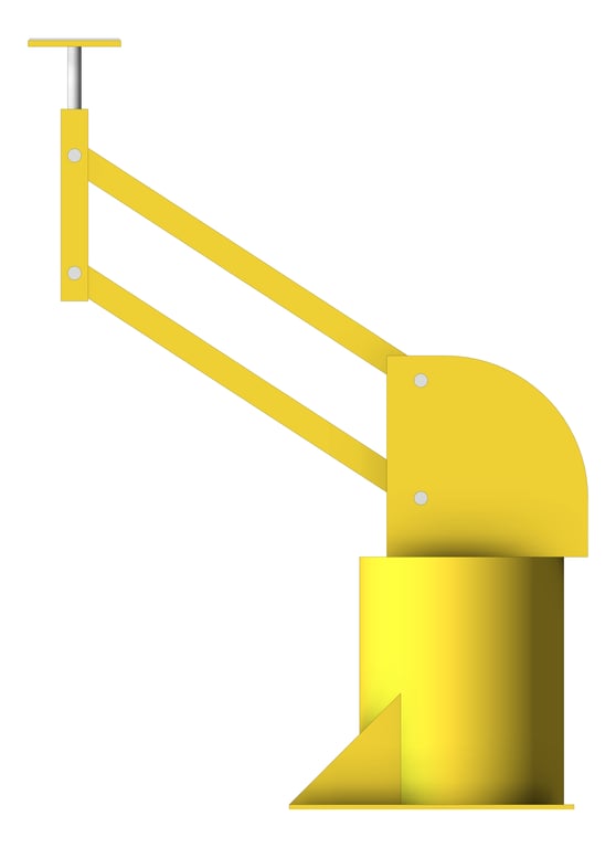 Front Image of Constant Load Spring Support Anchorage Vertical Base Mounted AG790 