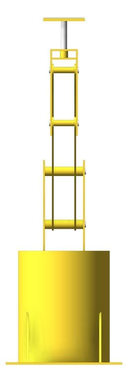 Left Image of Constant Load Spring Support Anchorage Vertical Base Mounted AG790 