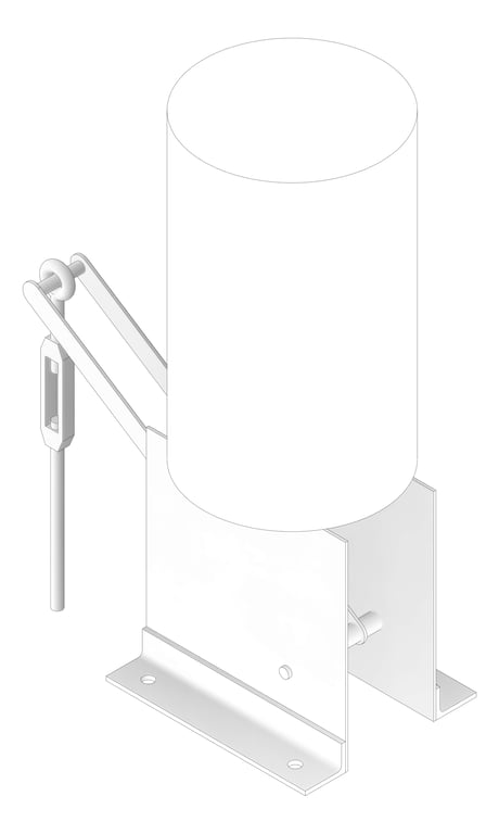 3D Documentation Image of Constant Load Spring Support Anchorage Vertical Hanger AG780
