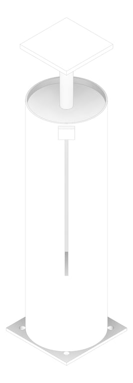 3D Documentation Image of SpringSupport Variable Anchorage BaseMount DoubleTravel