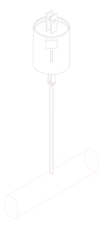 3D Documentation Image of SpringSupport Variable Anchorage Compact 38mmTravel TopMount