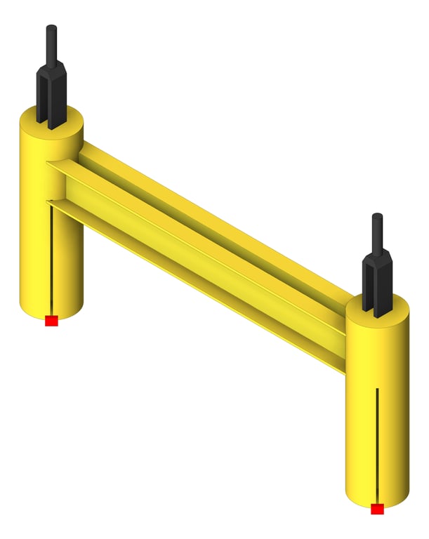 SpringSupport Variable Anchorage DualSuspensionRods DoubleTravel