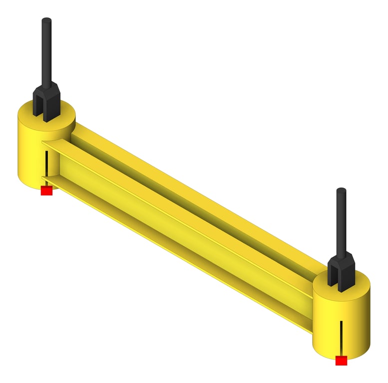 SpringSupport Variable Anchorage DualSuspensionRods ShortTravel