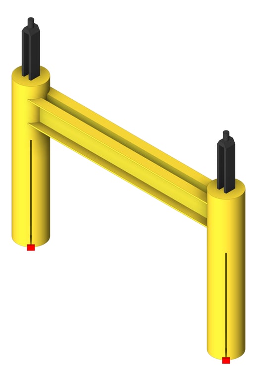Image of SpringSupport Variable Anchorage DualSuspensionRods TripleTravel