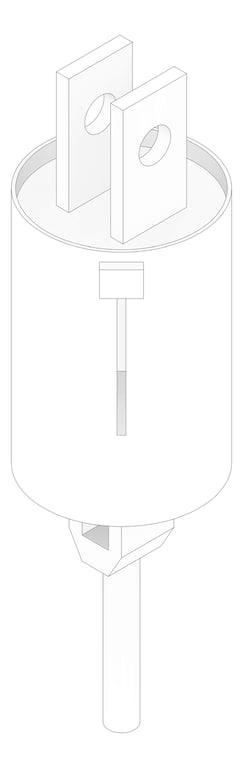 3D Documentation Image of SpringSupport Variable Anchorage SingleBeamAttachment ShortTravel