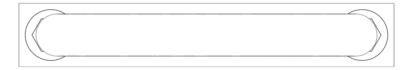 Plan Image of Pipe Guide Rigid Anchorage U-bolt Insulated for HDPE AG515