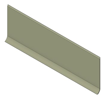 3D Shaded Image of Skirting FeatherEdge ArmstrongFlooring