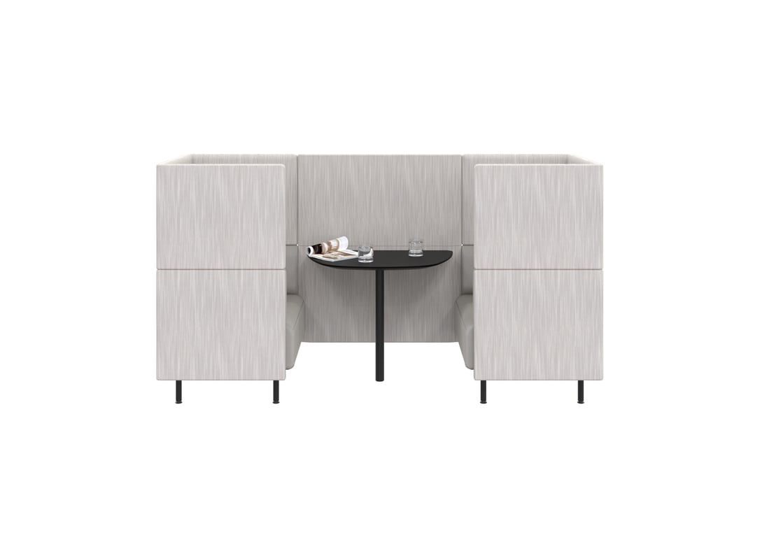 AspectFurniture_Forum_Booth_2P_HB_Steel Legs_Kvadrat Lila.5993.jpg Image of OfficePod Workspace AspectFurniture Forum TwoSeaterBooth HighBack