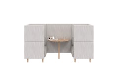 AspectFurniture_Forum_Booth_2P_HB_Timber Legs_Kvadrat Lila.6015.jpg Image of OfficePod Workspace AspectFurniture Forum TwoSeaterBooth HighBack