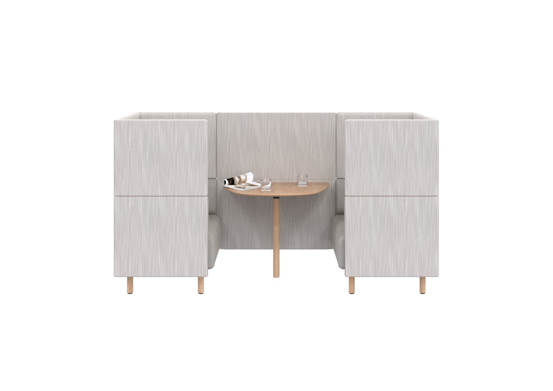 AspectFurniture_Forum_Booth_2P_HB_Timber Legs_Kvadrat Lila.6015.jpg Image of OfficePod Workspace AspectFurniture Forum TwoSeaterBooth HighBack