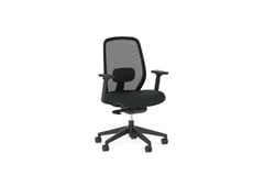 AspectFurniture_Move Task Chair_Black Body_Black Seat_Black Mesh_02.jpg Image of Chair Task AspectFurniture Move