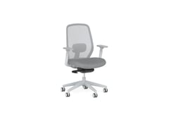 AspectFurniture_Move Task Chair_Grey Body_Grey Seat_Grey Mesh_02.jpg Image of Chair Task AspectFurniture Move