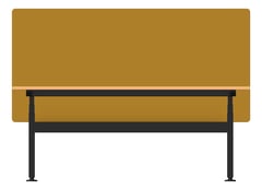 Front Image of Desk Double AspectFurniture Activate Linear AdjustableHeight