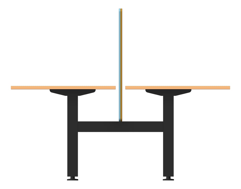Left Image of Desk Double AspectFurniture Activate Linear FixedHeight