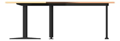 Front Image of Desk Single AspectFurniture Activate 120Deg FixedHeight