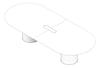 3D Documentation Image of Table Pill AspectFurniture Atlas 10Person RoundShroud