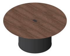 3D Presentation Image of Table Round AspectFurniture Atlas 6Person